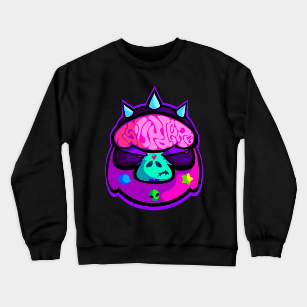 Catrina Gutierrez - Tsundere Brain Crewneck Sweatshirt by RebelTaxi